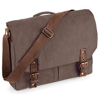 Vintage canvas satchel messenger