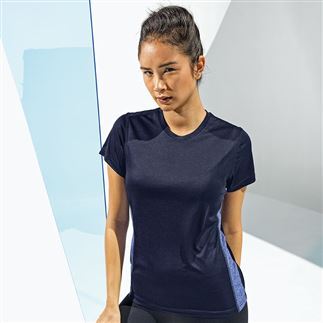 Women's TriDri® contrast panel performance t-shirt