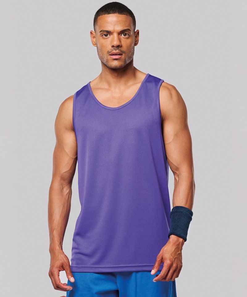 Men's sports vest | PA441 | Jami Q's (Wrexham) Ltd