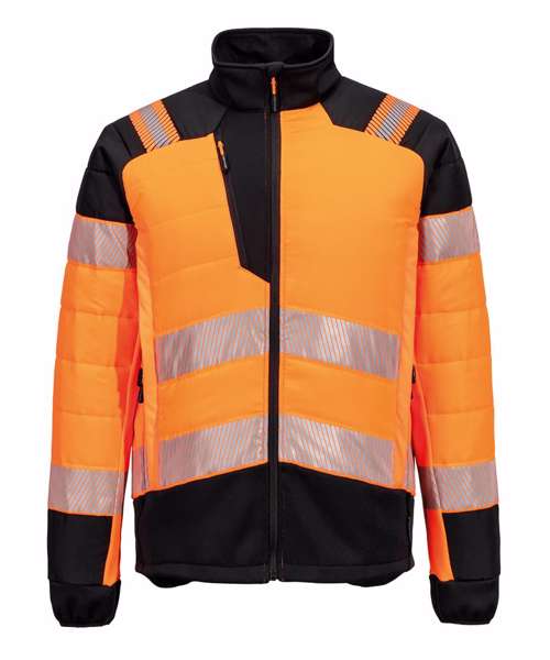 PW3 Hi-vis hybrid baffle jacket (T170)