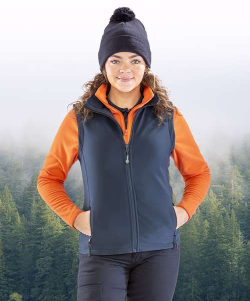 Women's printable softshell bodywarmer
