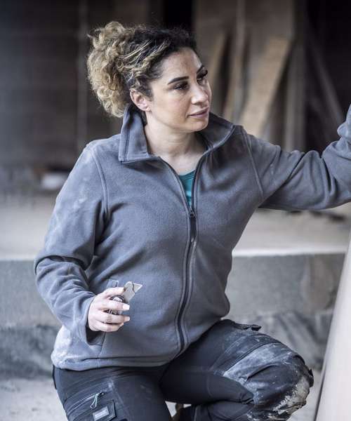 Women's full-zip microfleece