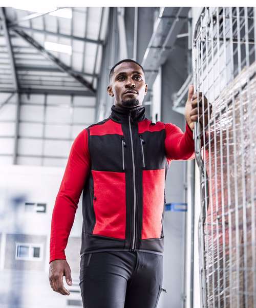 E-Volve unisex knit-effect stretch bodywarmer